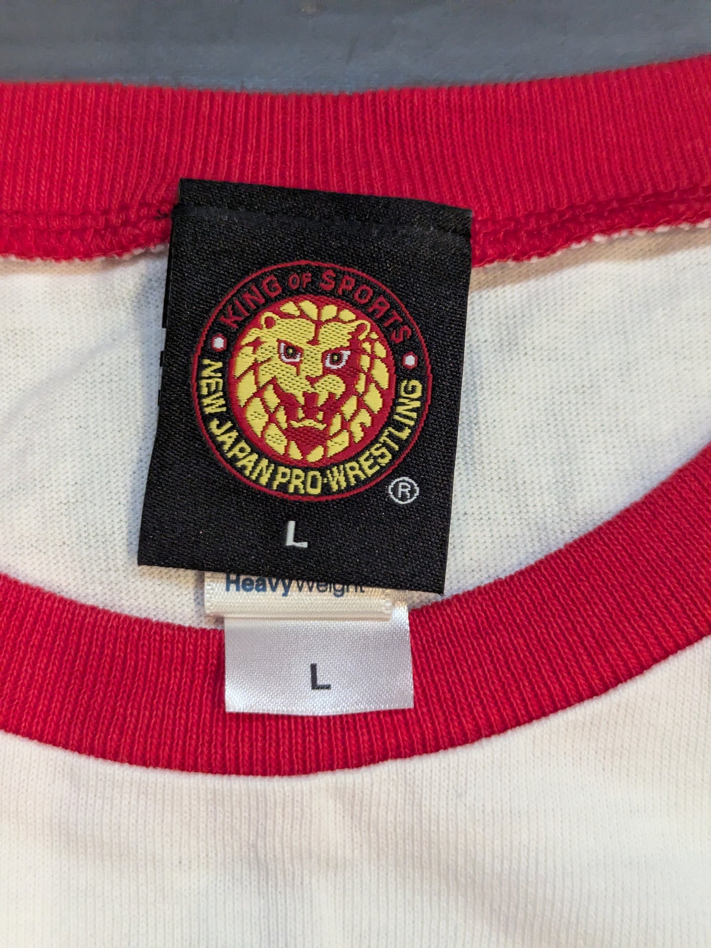 【hand signed autograph】 KUSHIDA×Lion Mark T-shirt