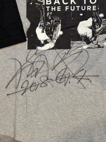 【直筆サイン入り】KUSHIDA「BACK TO THE FUTURE」ラグラン七分袖Tシャツ