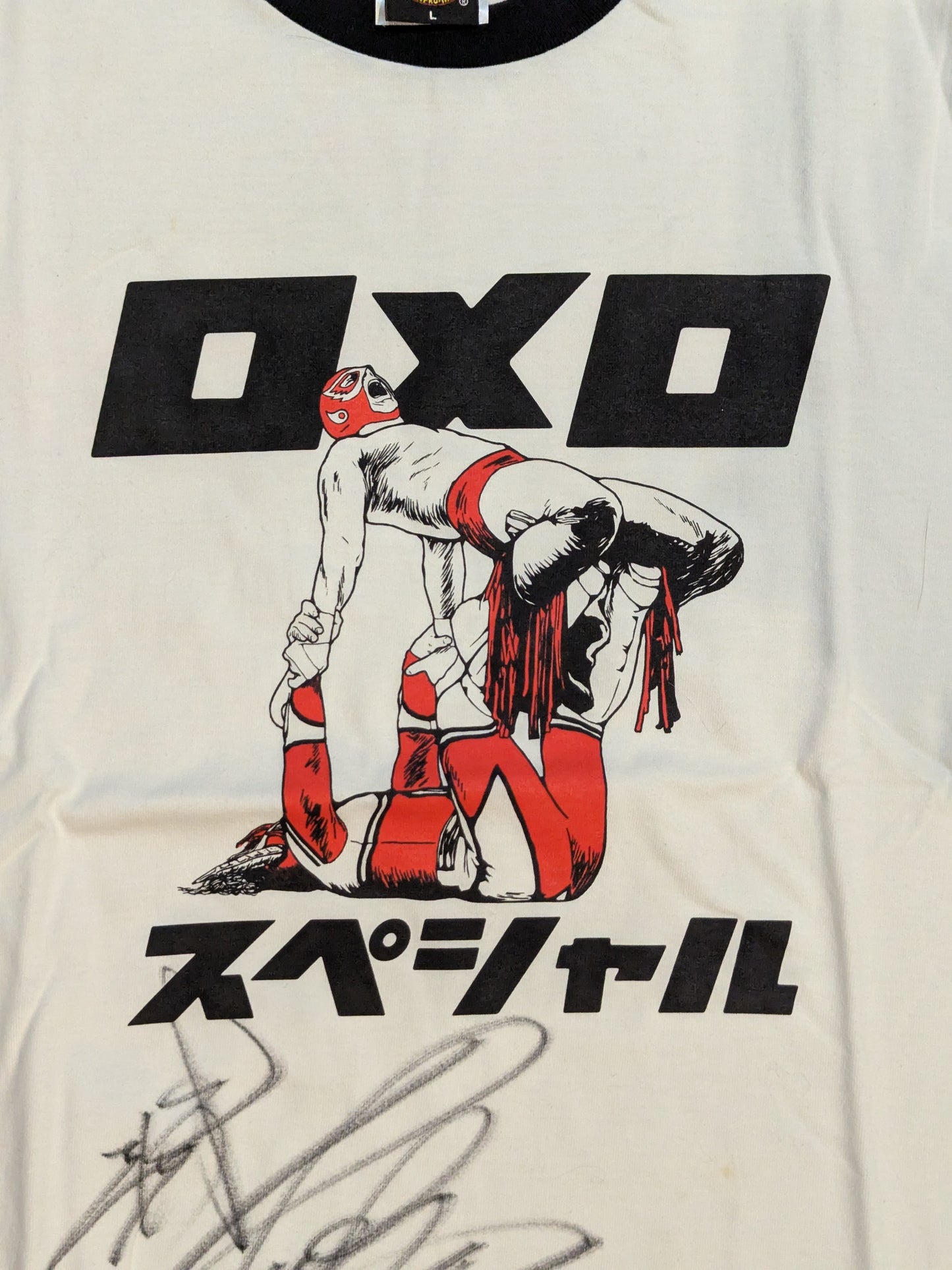 【直筆サイン入り】獣神サンダー・ライガー「ロメロスペシャル」Tシャツ