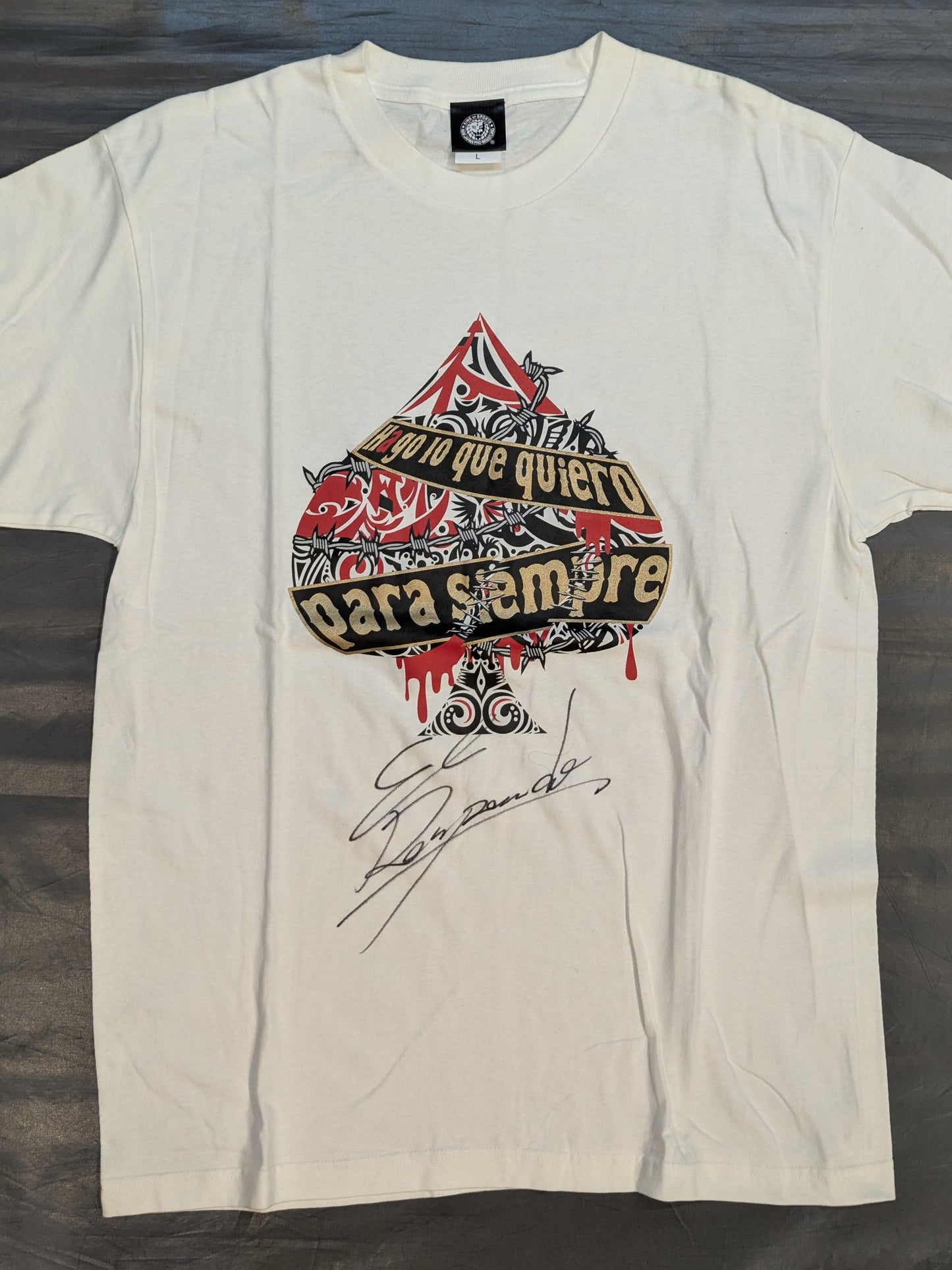 【直筆サイン入り】エル・デスペラード「Hago lo que quiero」Tシャツ