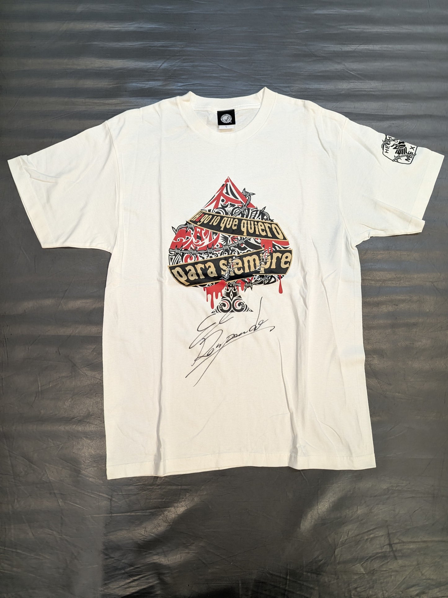 【直筆サイン入り】エル・デスペラード「Hago lo que quiero」Tシャツ