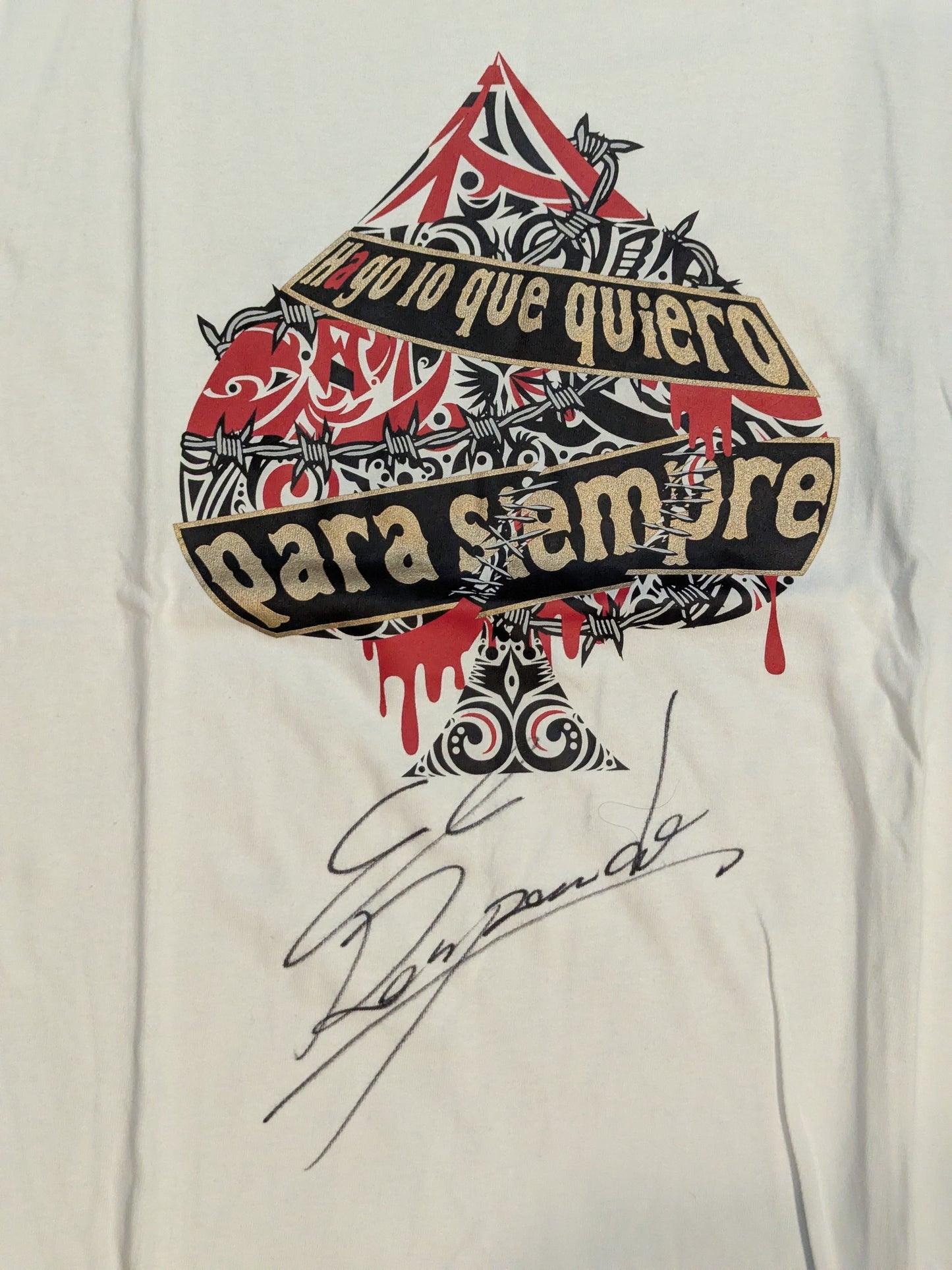 【直筆サイン入り】エル・デスペラード「Hago lo que quiero」Tシャツ