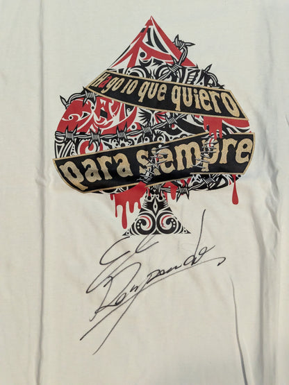 【直筆サイン入り】エル・デスペラード「Hago lo que quiero」Tシャツ