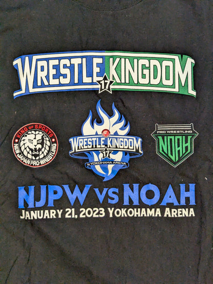 WRESTLE KINGDOM 17 大会記念「NJPW vs NOAH」Tシャツ②