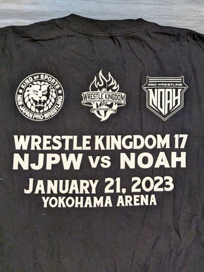 WRESTLE KINGDOM 17 大会記念「NJPW vs NOAH」Tシャツ②