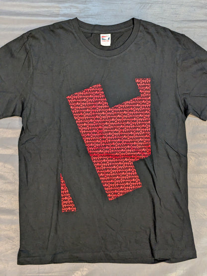 【直筆サイン入り】棚橋弘至「C」Tシャツ(ブラック×レッド)