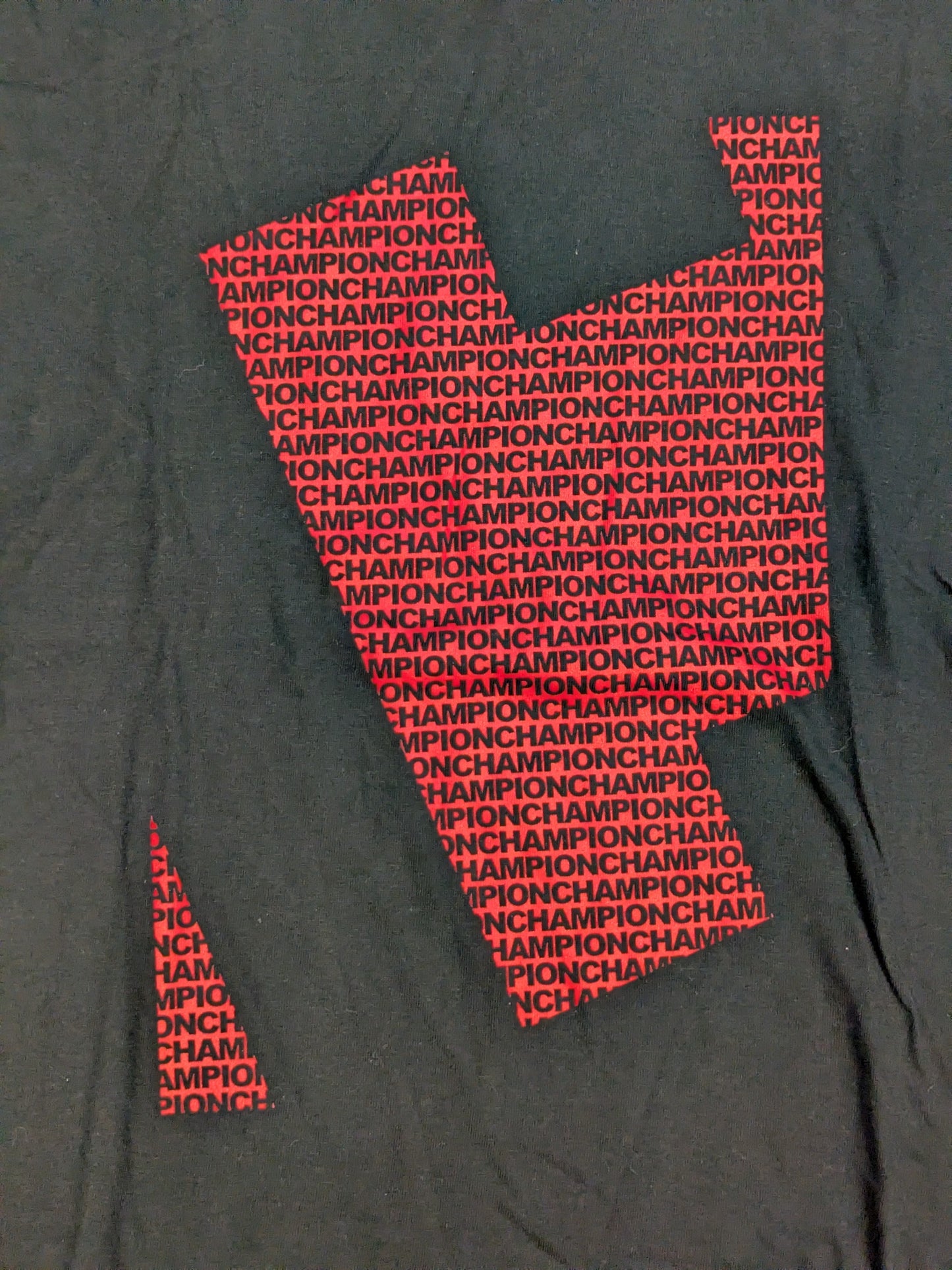 【直筆サイン入り】棚橋弘至「C」Tシャツ(ブラック×レッド)