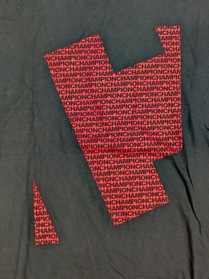 【直筆サイン入り】棚橋弘至「C」Tシャツ(ブラック×レッド)