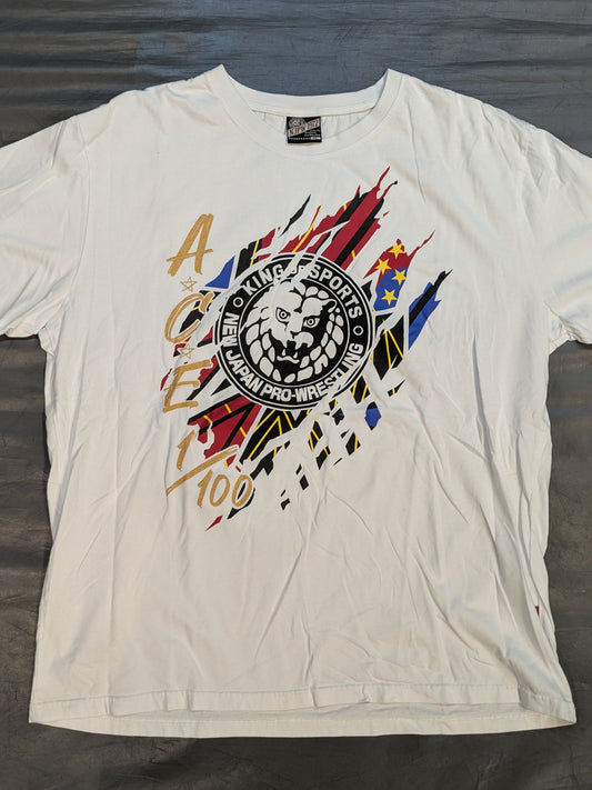 棚橋弘至×しまむら Tシャツ④(ホワイト)
