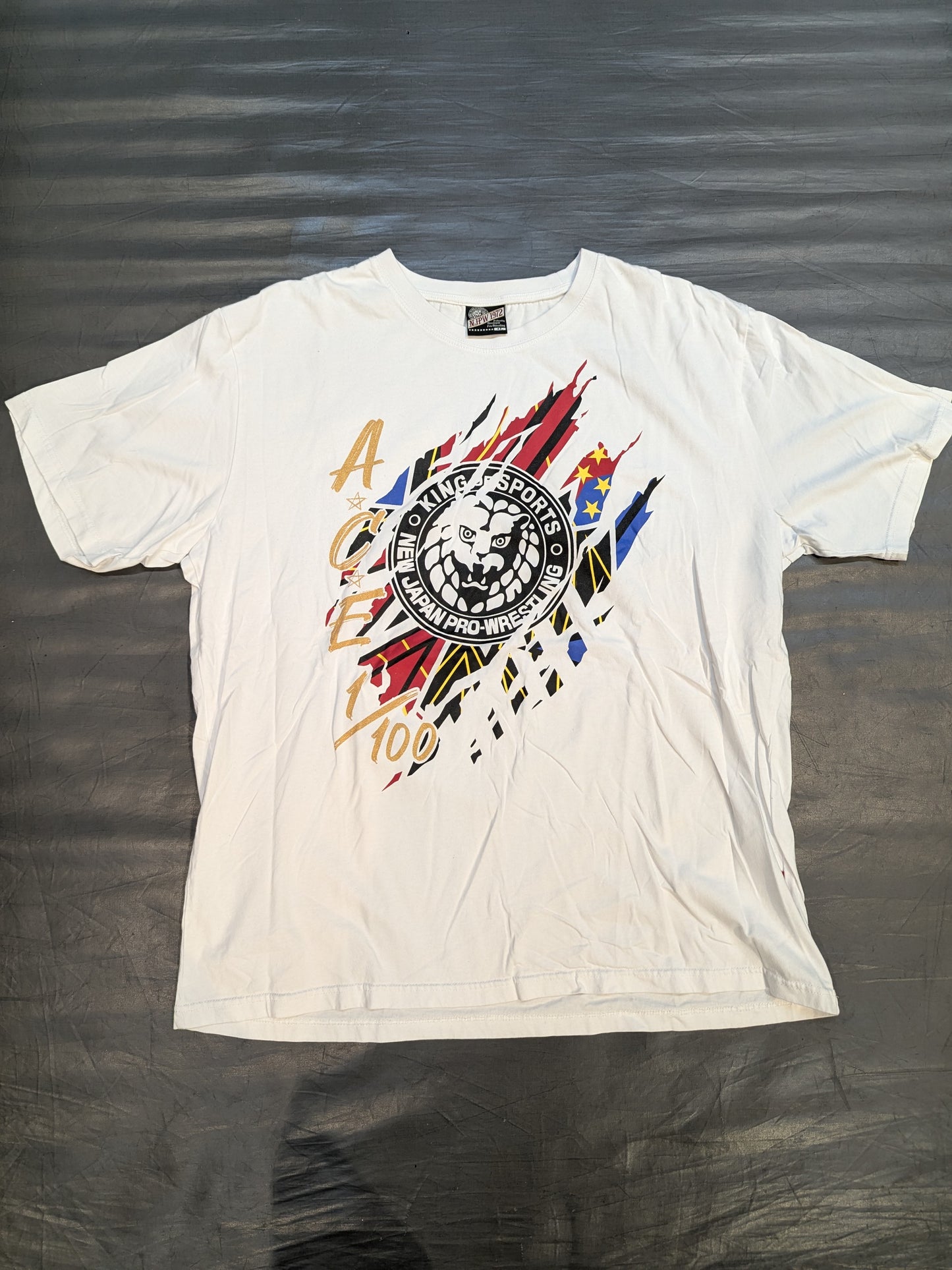 棚橋弘至×しまむら Tシャツ④(ホワイト)