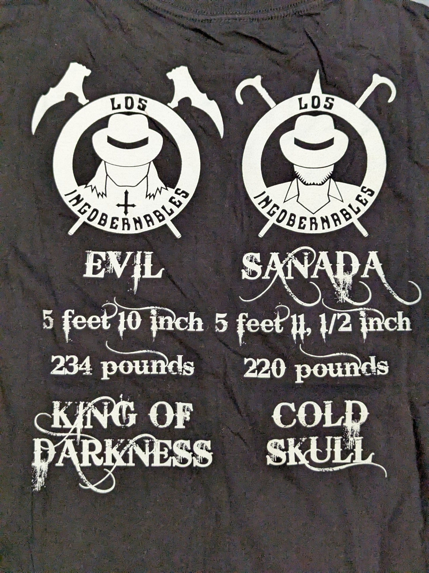 EVIL＆SANADA ピクチャーTシャツ