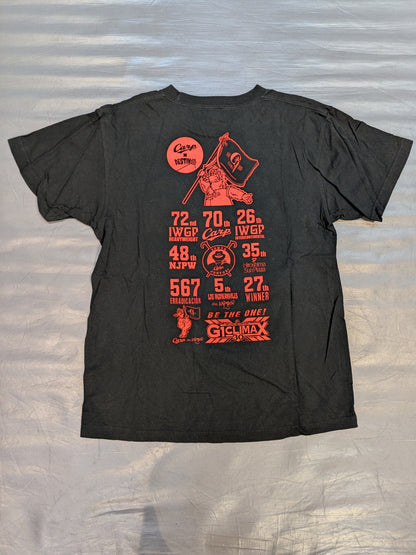広島東洋カープ×内藤哲也コラボ「2C7072265」Tシャツ(ブラック)