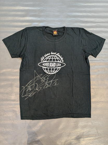 【hand signed autograph】 KUSHIDA "HOVER BOARD LOCK" T-shirt