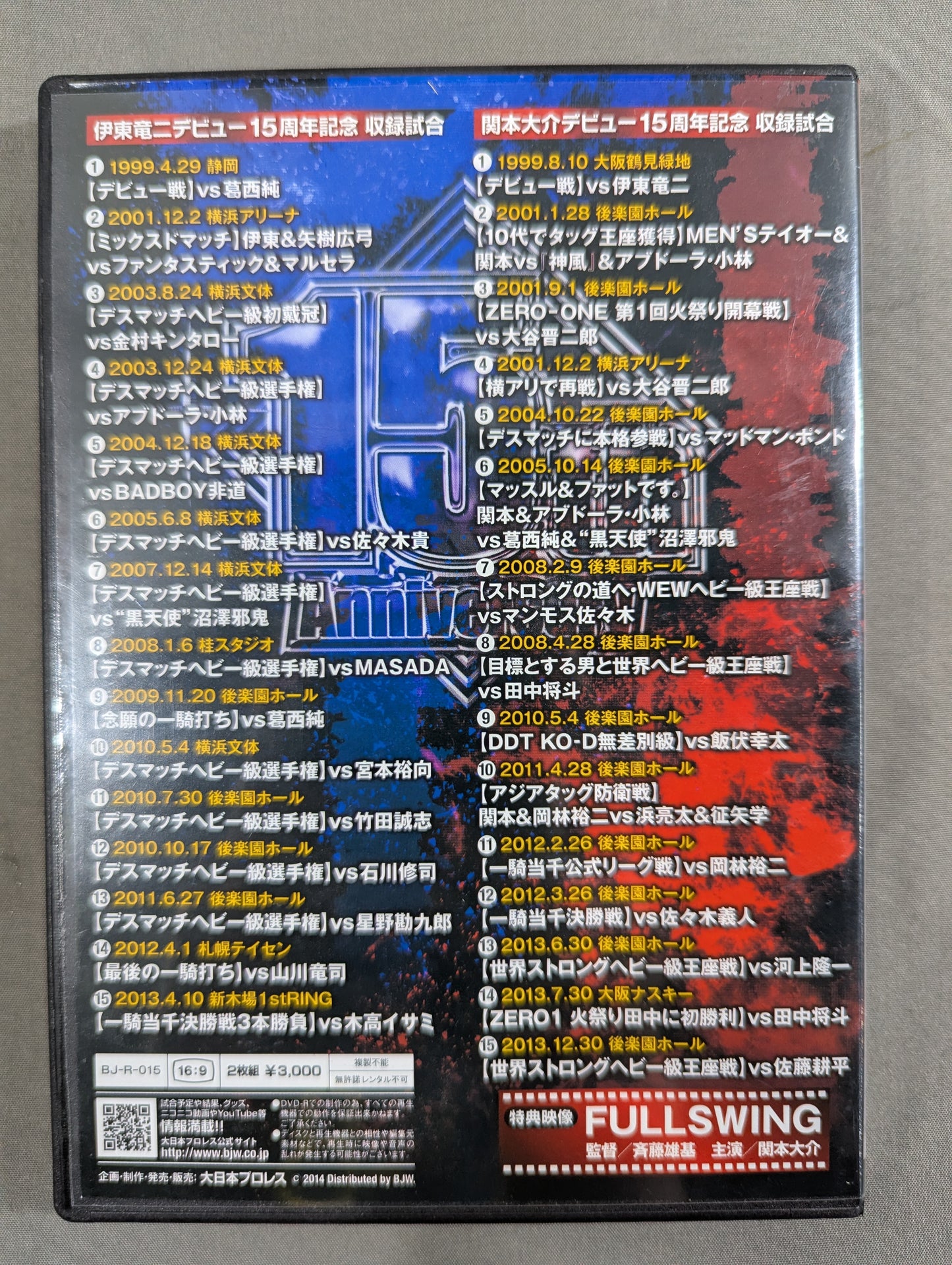 伊東竜二＆関本大介 デビュー15周年記念