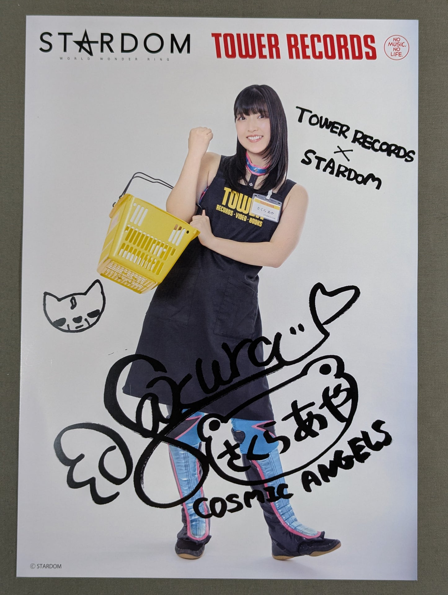 さくらあや スターダム×TOWER RECORDS 2025 ポートレート