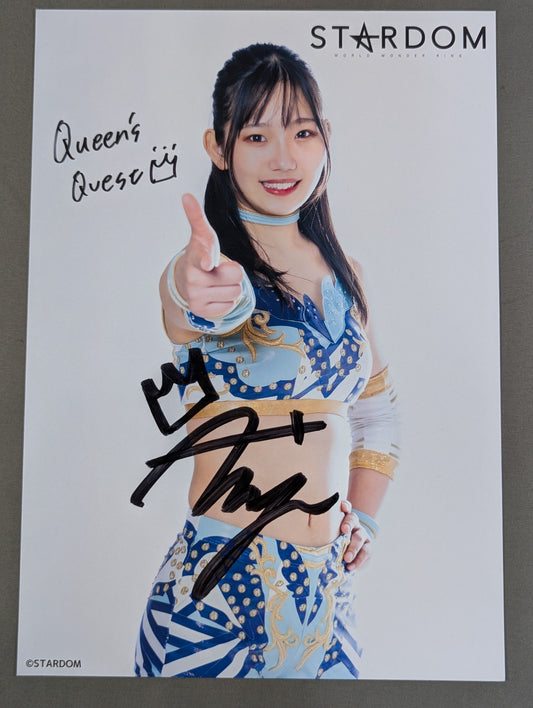 天咲光由 直筆サイン入り スターダムポートレート(M-2)