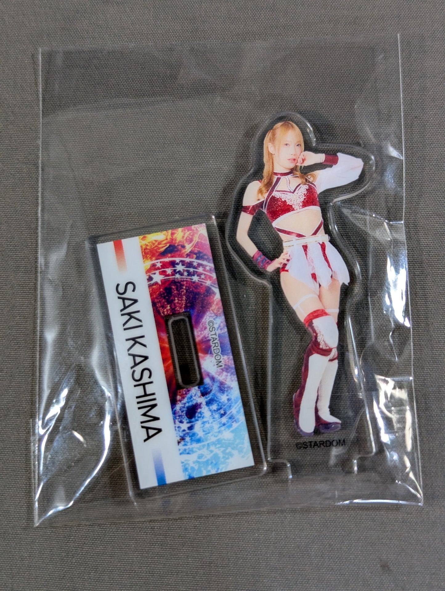 Saki Kashima Mini Acrylic Stand (1) WORLD WONDER RING STARDOM Lottery (2025)