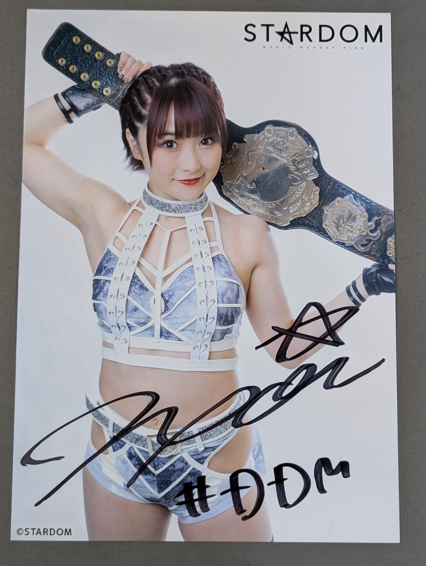 NATSUPOI  hand signed autograph  Starda Mu Pro-Photo (T-1)