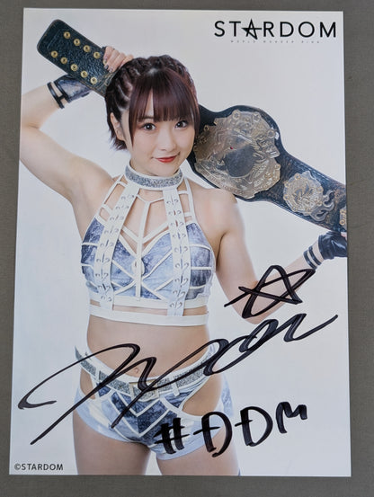 NATSUPOI  hand signed autograph  Starda Mu Pro-Photo (T-1)
