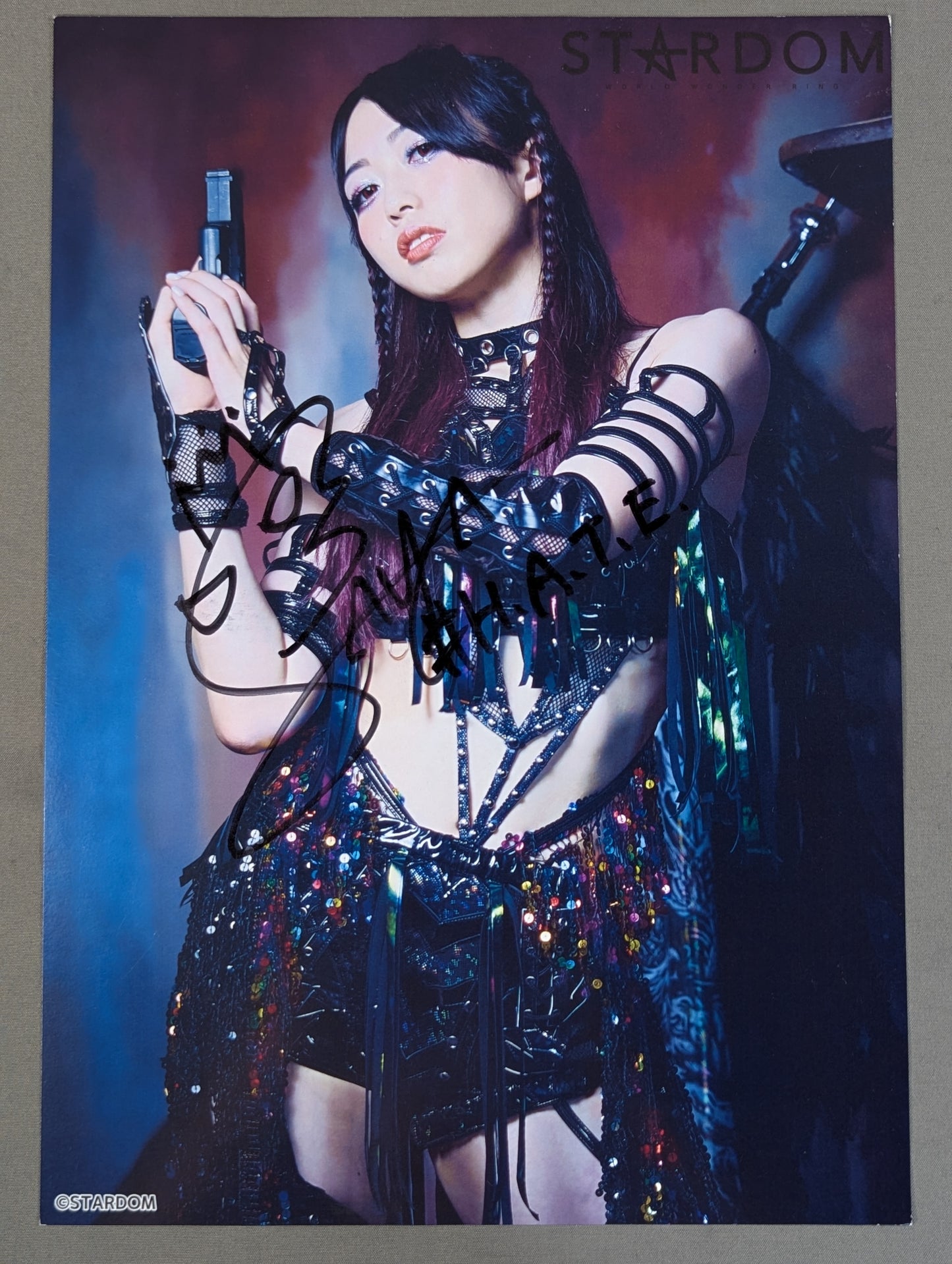 Saya Kamitani  hand signed autograph  Starda Mu Pro-Photo (D-5)