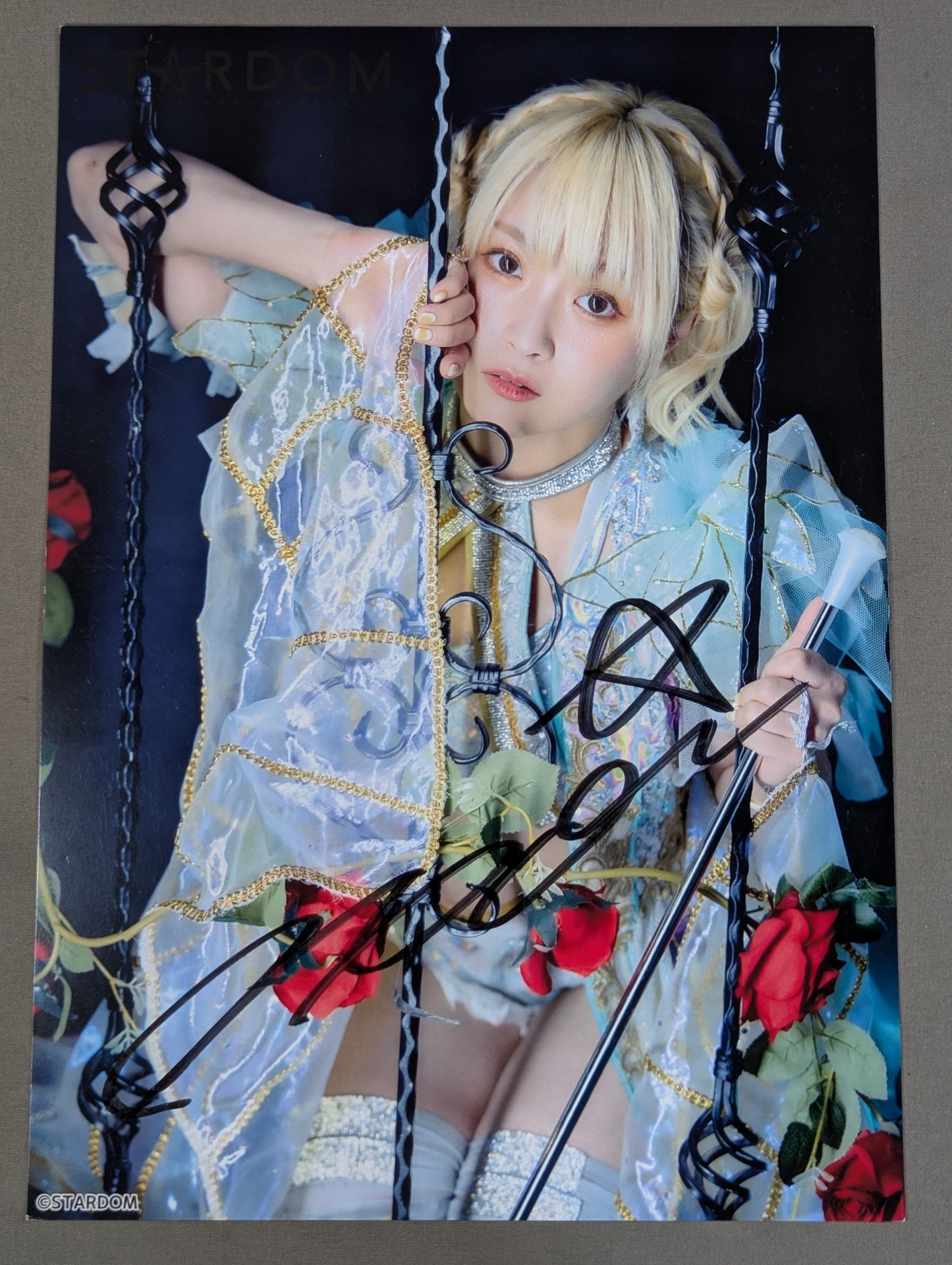 NATSUPOI  hand signed autograph  Starda Mu Pro-Photo (T-2)