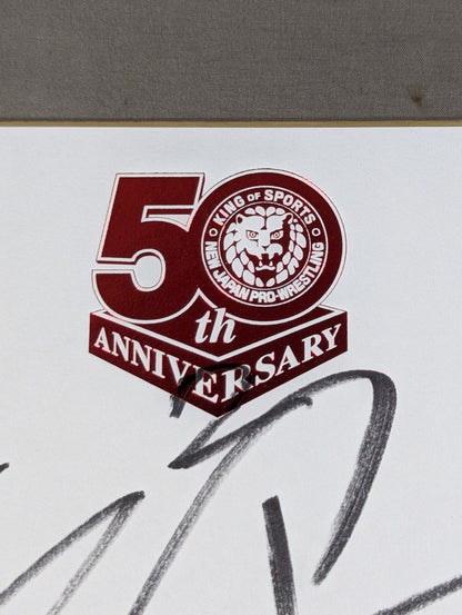 Taichi  (New Japan Pro Wrestling 50th Anniversary) Shikishi ( Autograph board ) )