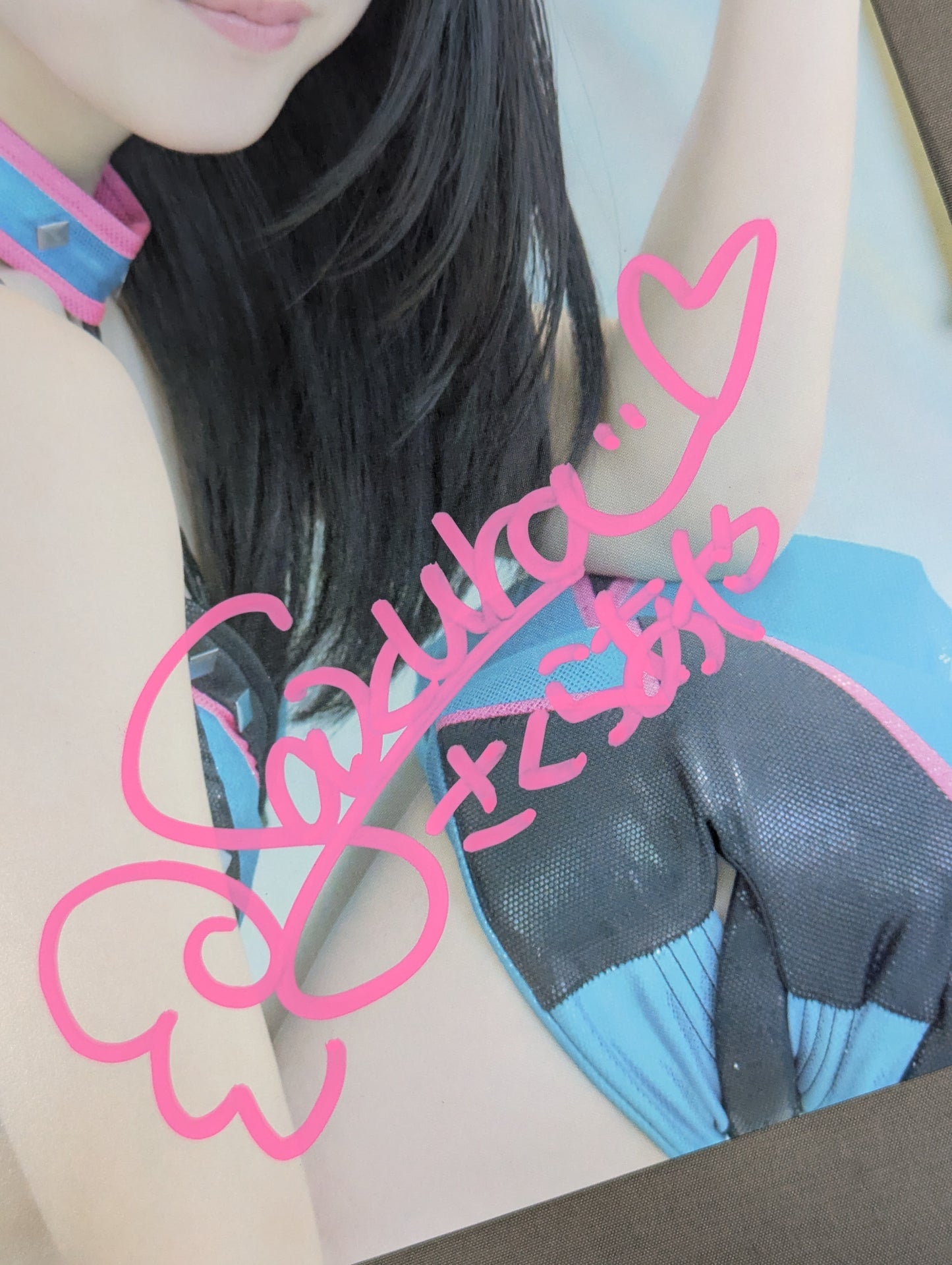 AYA SAKURA  hand signed autograph  Starda Mu Pro-Photo (C-8)