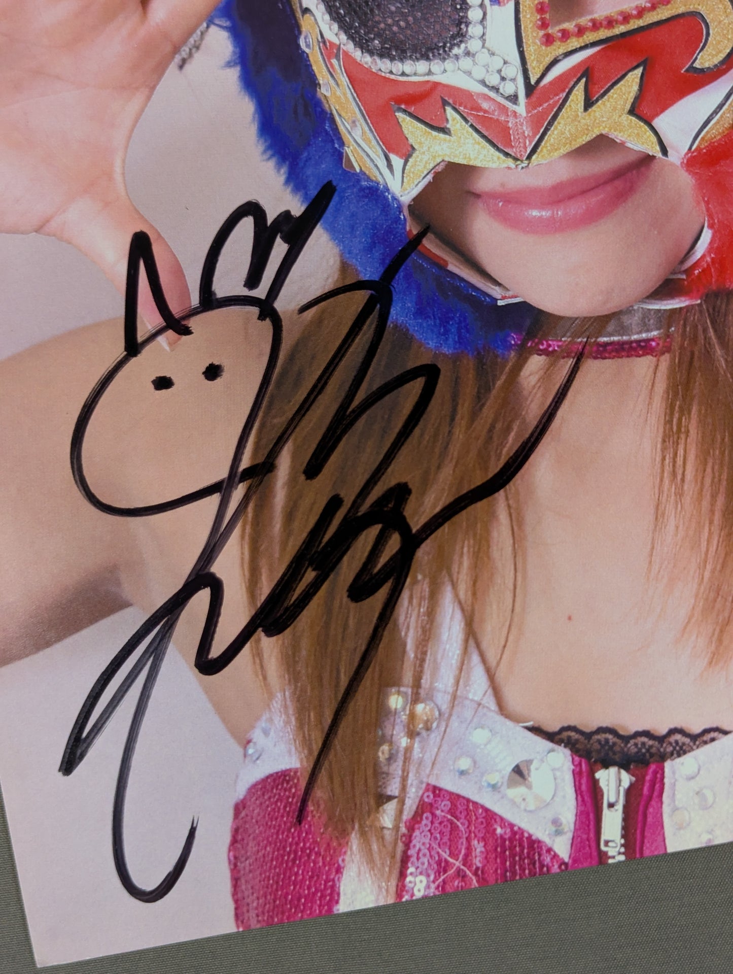 Pirates Kaiser (Kairi Hojo) hand signed autograph Stardom Pro-Photo