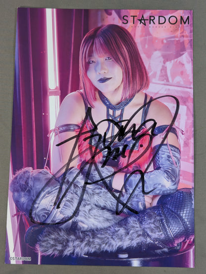 RINA  hand signed autograph  Starda Mu Pro-Photo (D-2)