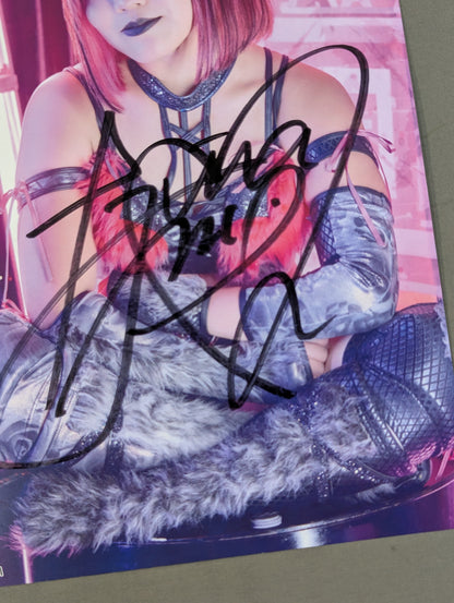 RINA  hand signed autograph  Starda Mu Pro-Photo (D-2)