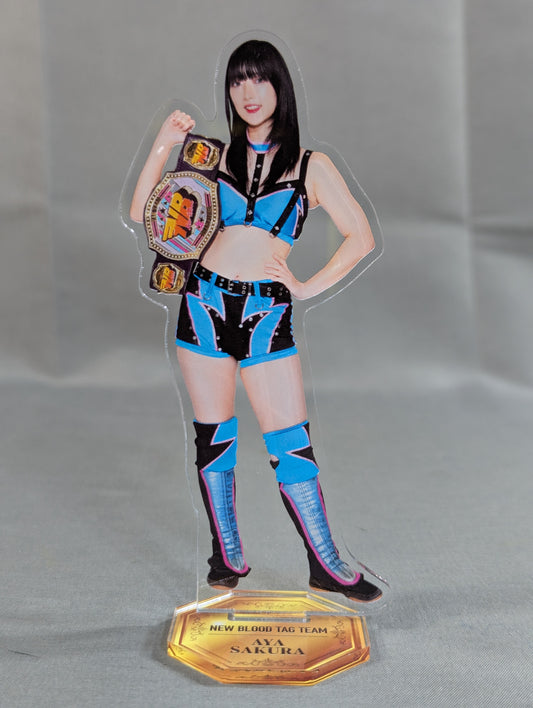 AYA SAKURA Belt Acrylic Stand (NEW BLOOD Tag)