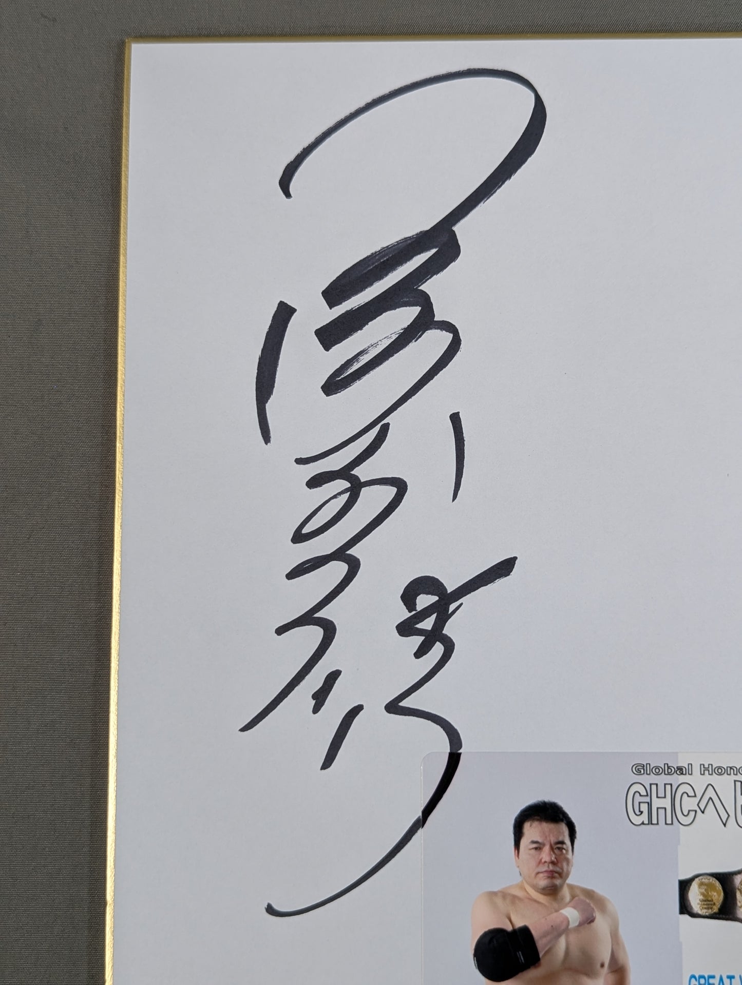三沢光晴vs丸藤正道(写真シール貼付)