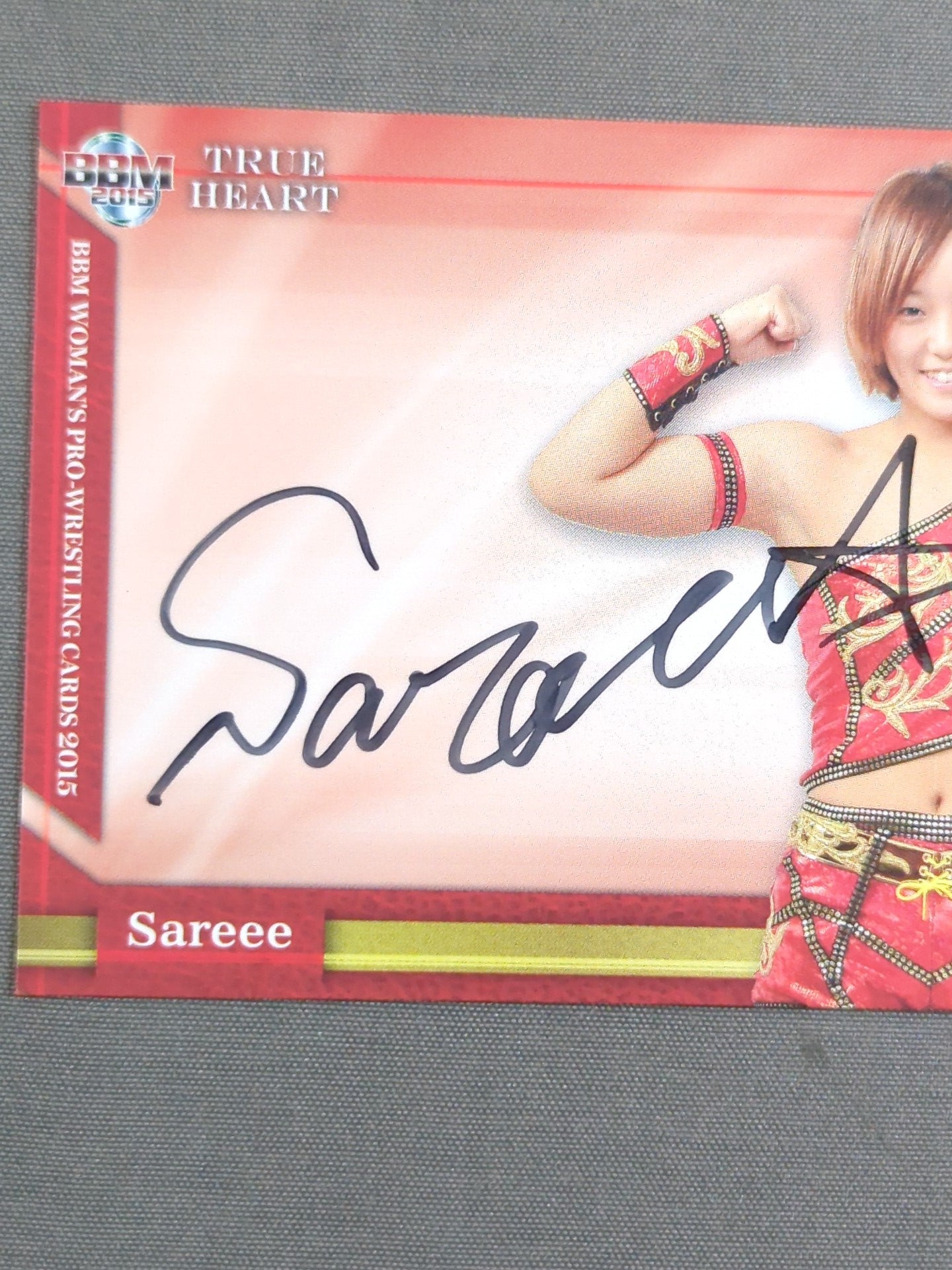 2015 BBM Sareee 公式サインカード