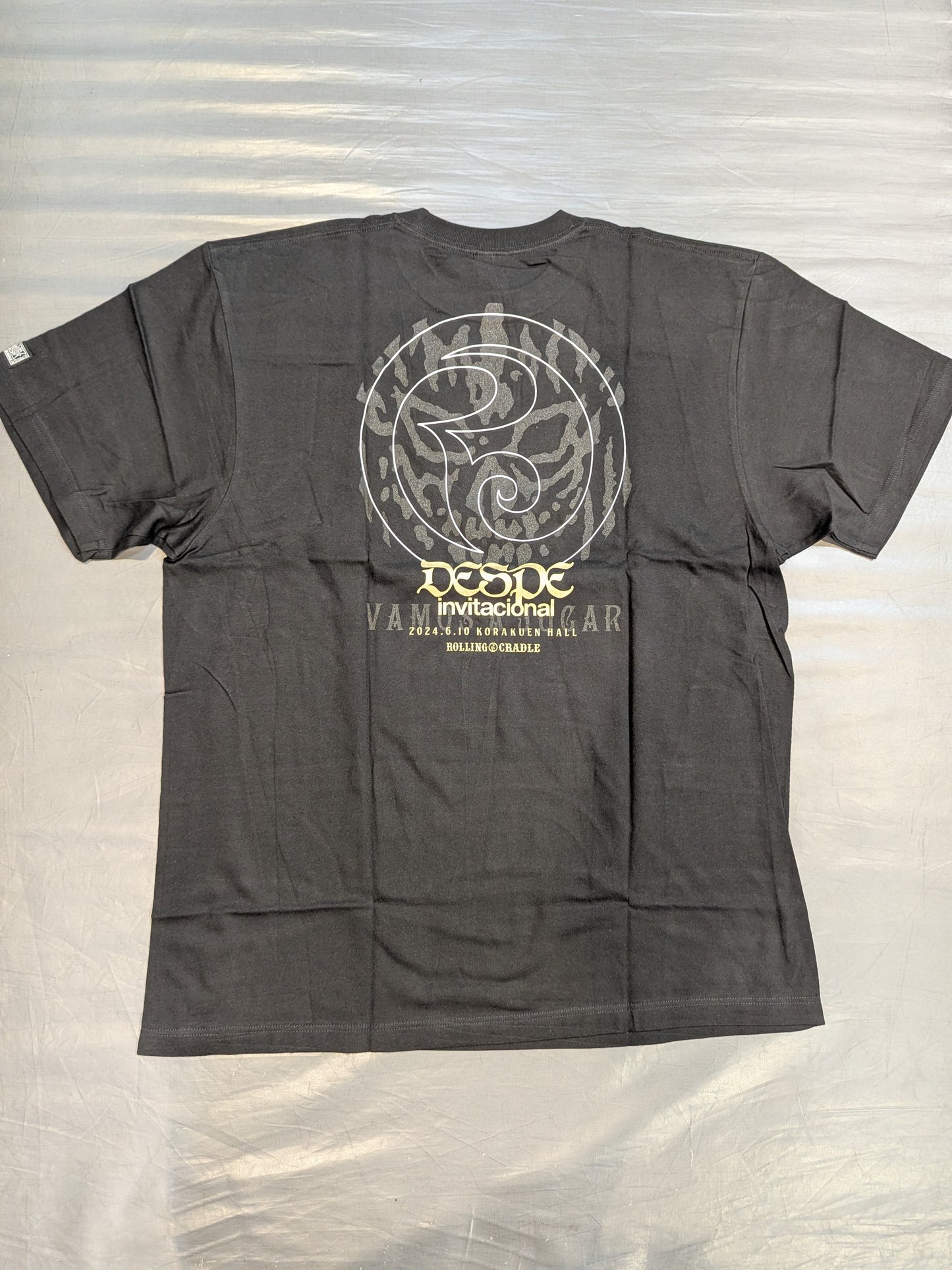 El Desperado: "DESPE-invitacional supported by ROLLING CRADLE. Vamos a jugar" T-shirt (1)