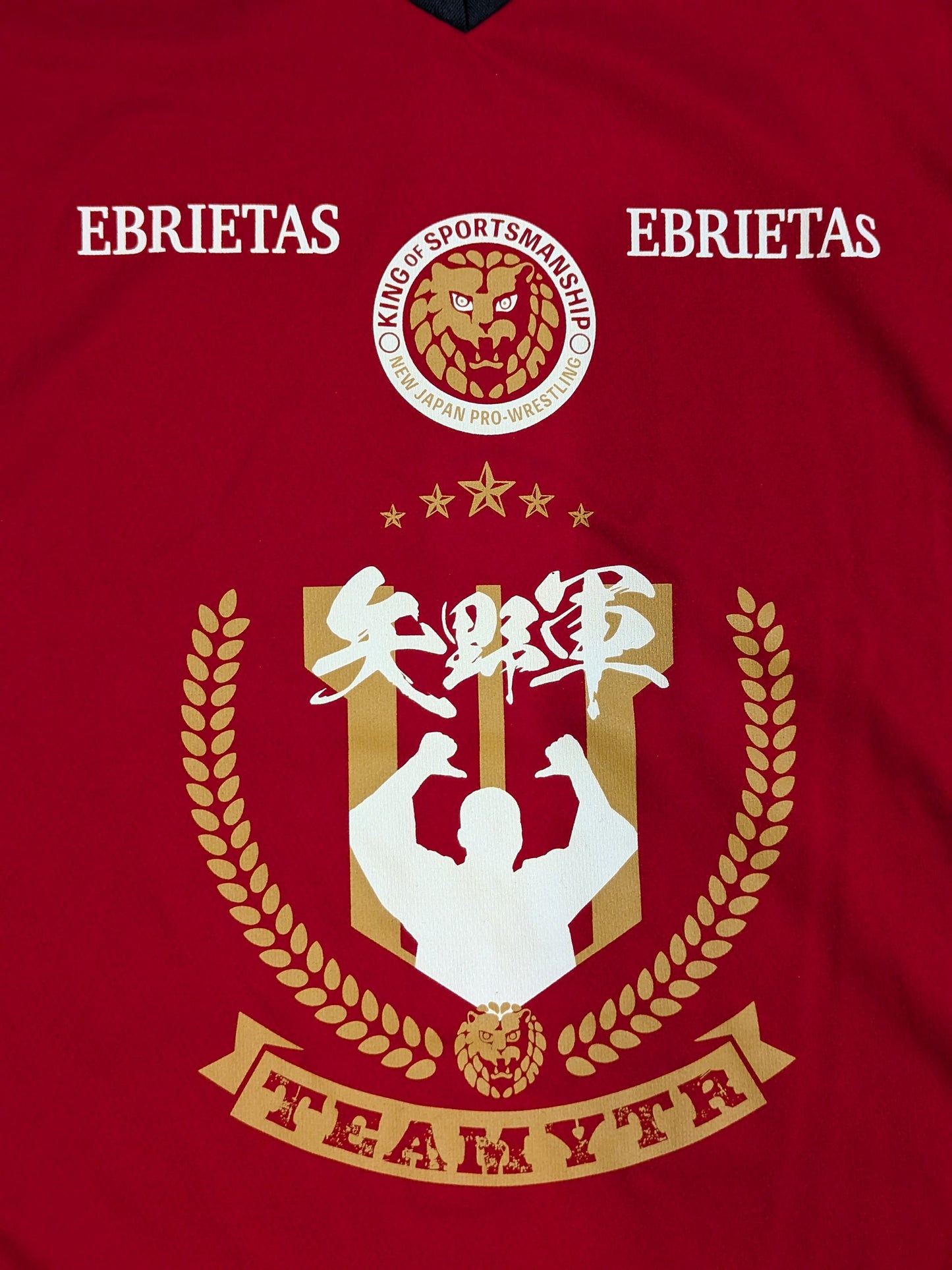 矢野軍一面対抗戦PART２「キング・オブ・スポーツマンシップ」応援サッカーTシャツ②