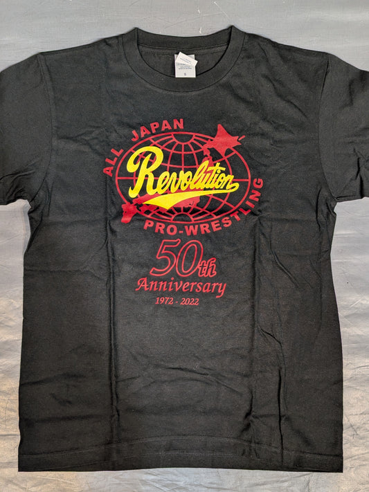 Revolution× All Japan Pro Wrestling  50th Anniversary Collaboration T-Shirt