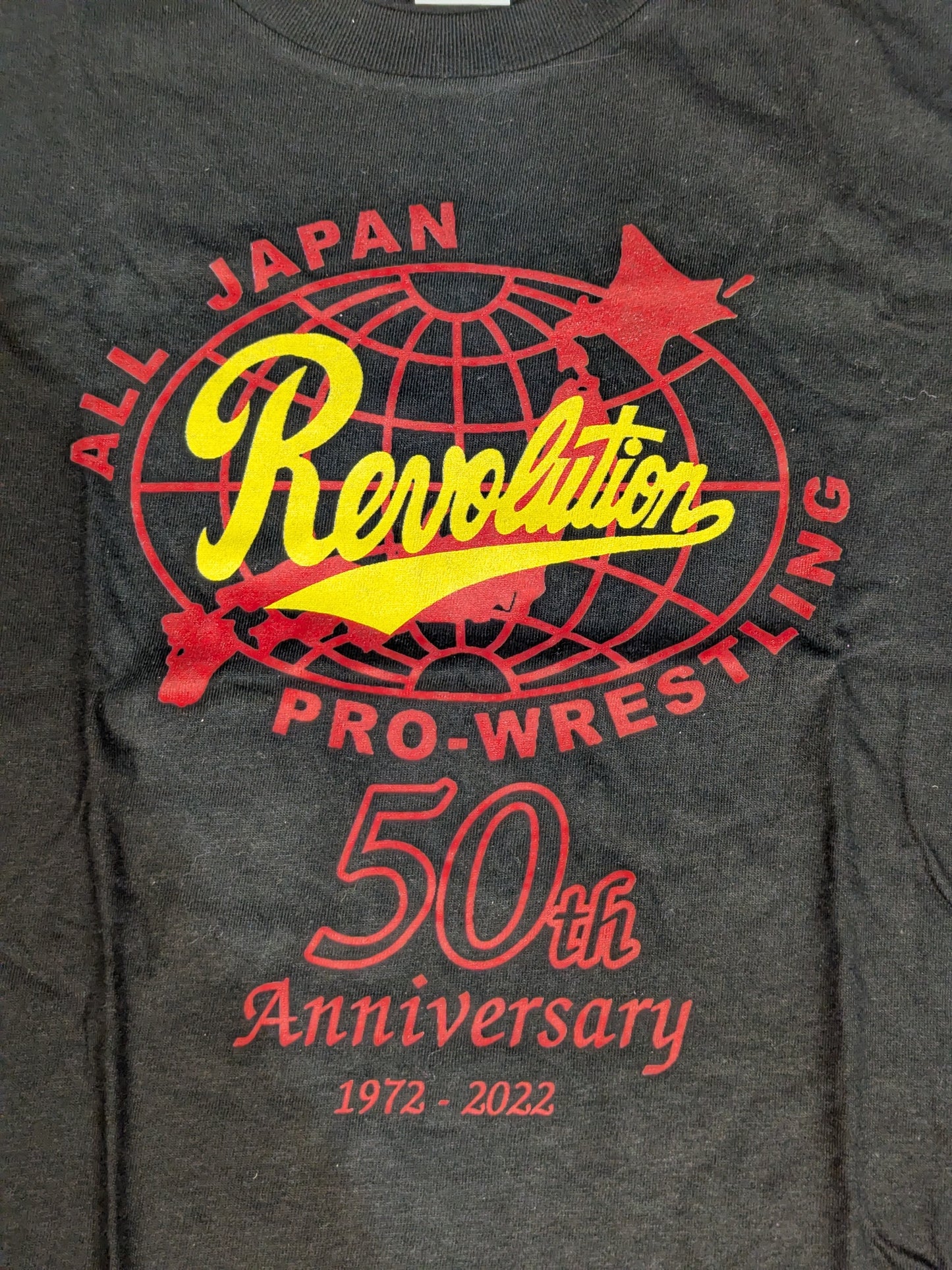 Revolution×全日本プロレス50周年記念 コラボTシャツ