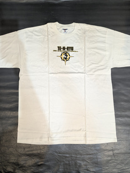 Tenryu Genichiro  "TE-N-RYU 2000 WAR" T-shirt (3) (White)