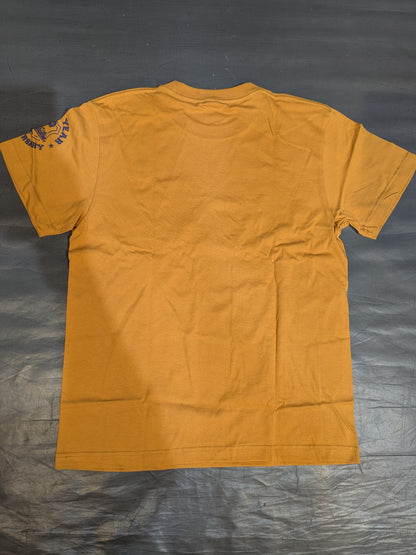 【hand signed autograph】 Tenryu Genichiro "Revolution" T-shirt (Camel)