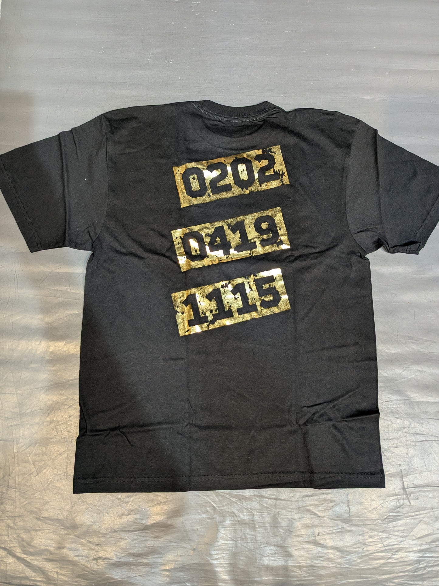 【直筆サイン入り】天龍源一郎「Revolution」Tシャツ(ブラック×金箔押し)