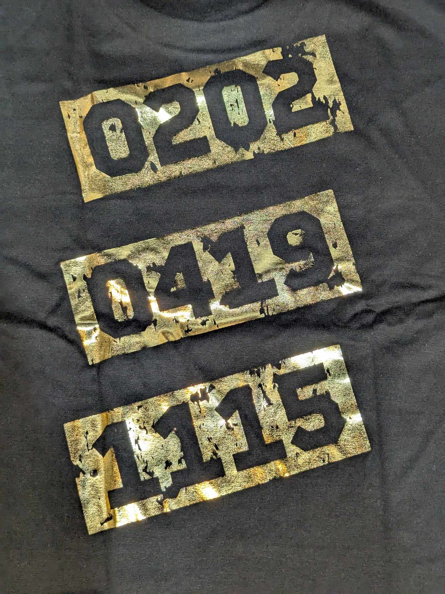 【直筆サイン入り】天龍源一郎「Revolution」Tシャツ(ブラック×金箔押し)