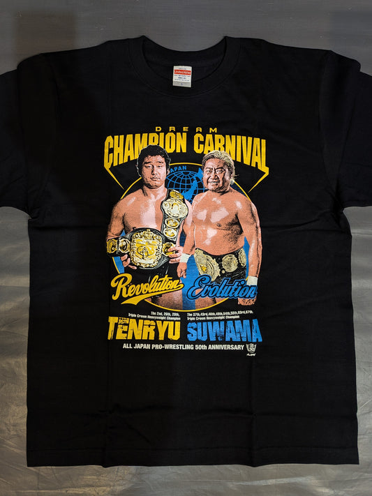 Tenryu Genichiro × SUWAMA  "Revolution × Evolution" Picture T-shirt