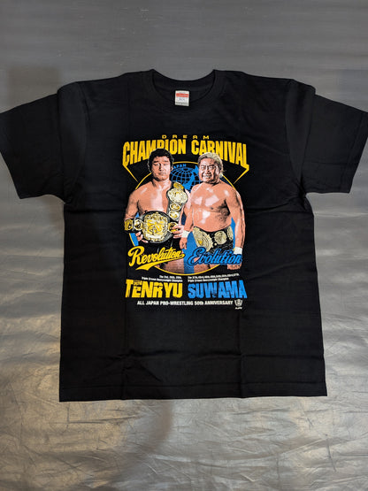 Tenryu Genichiro × SUWAMA  "Revolution × Evolution" Picture T-shirt