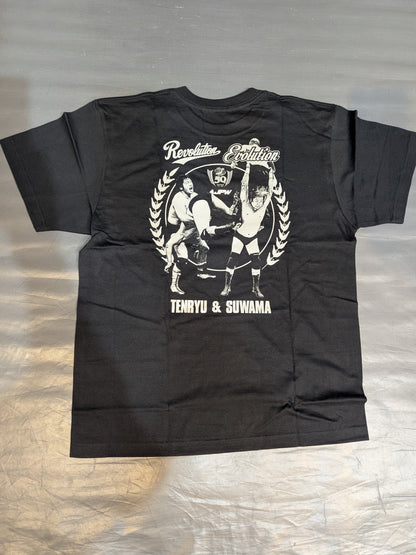Tenryu Genichiro × SUWAMA  "Revolution × Evolution" Picture T-shirt