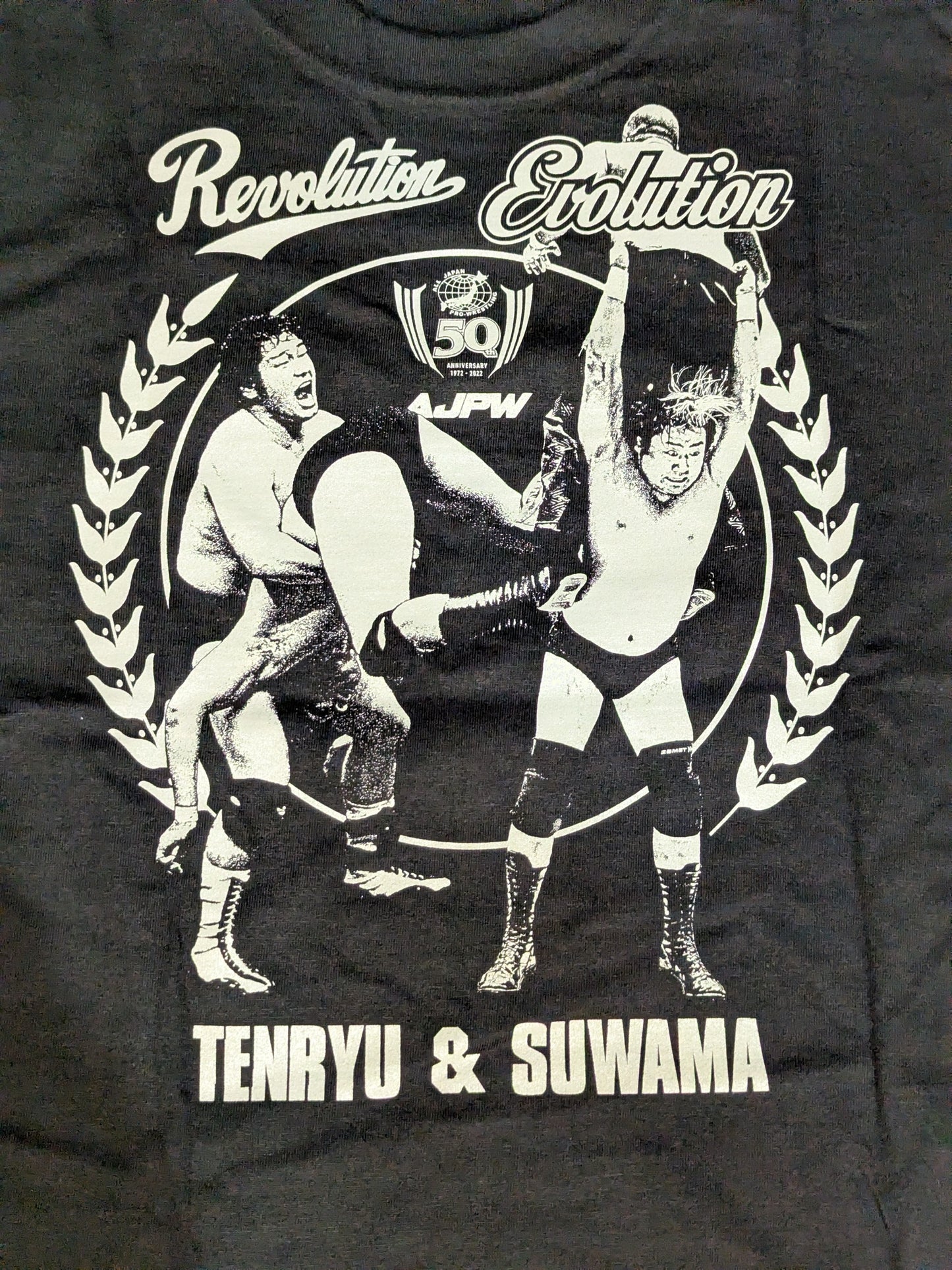 Tenryu Genichiro × SUWAMA  "Revolution × Evolution" Picture T-shirt