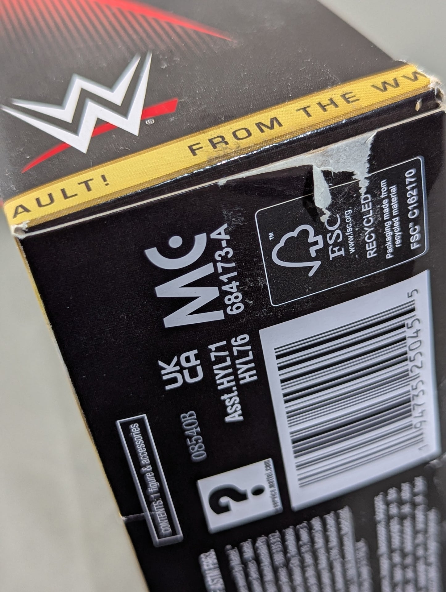 ★RINGSIDE EXCLUSIVE★ ケイン(WWFハードコアベルト)