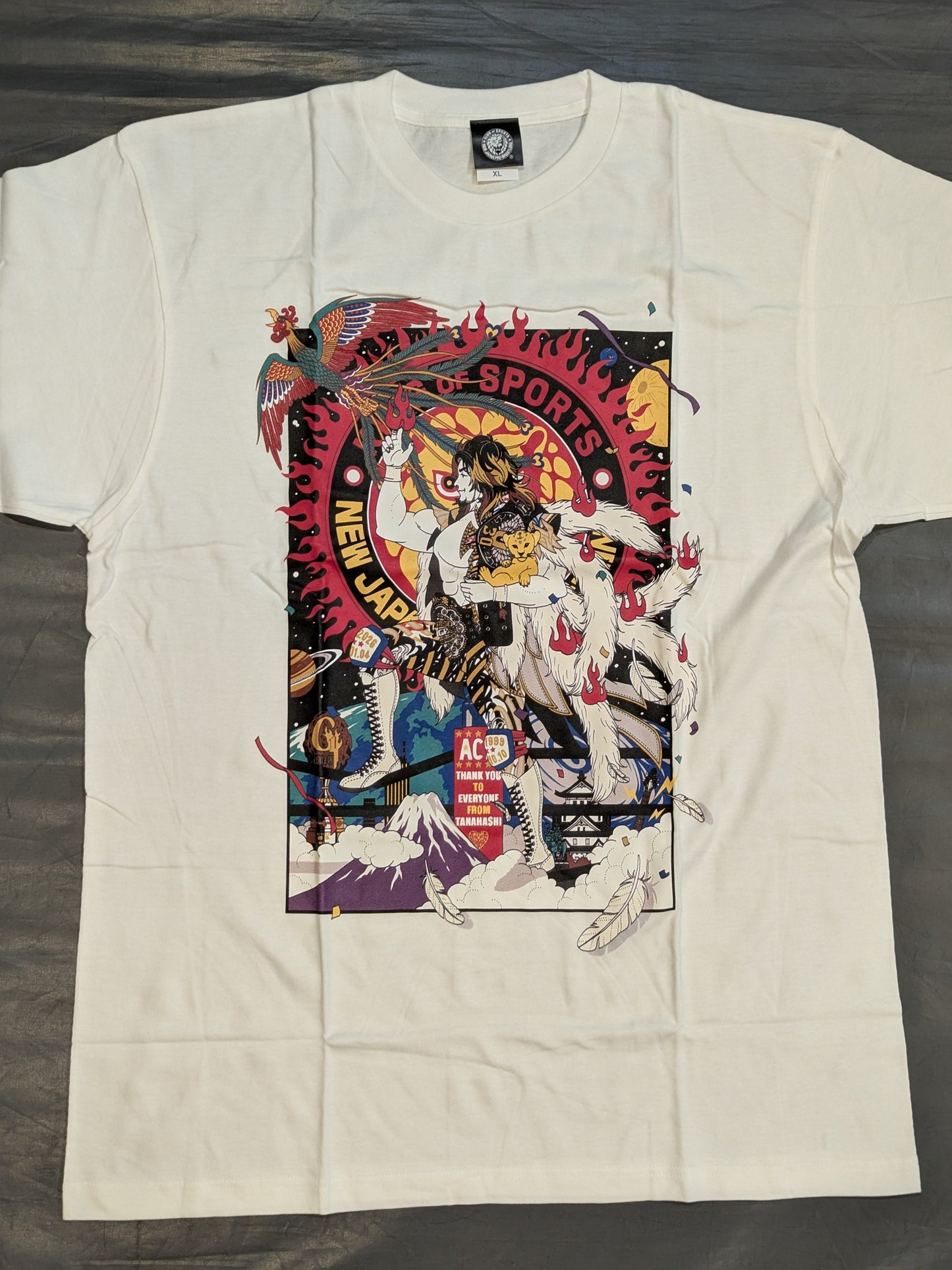 棚橋弘至×中村佑介「レッスルキングダム20」Tシャツ