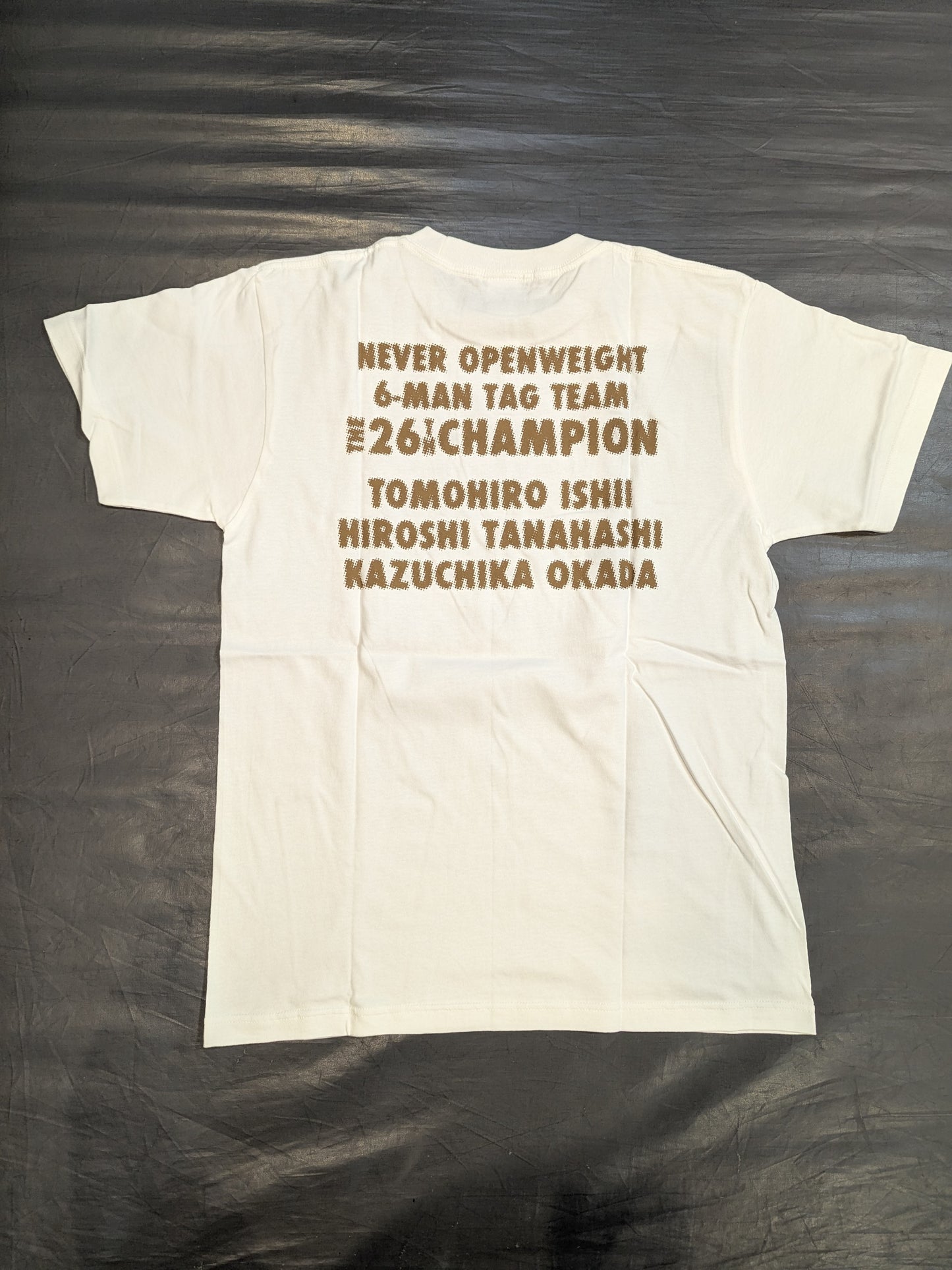 オカダ・カズチカ＆棚橋弘至＆石井智宏 「NEVER無差別級6人タッグ王者」Tシャツ②