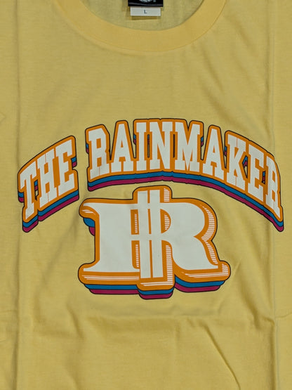 オカダ・カズチカ「THE RAINMAKER」Tシャツ(ライトイエロー)