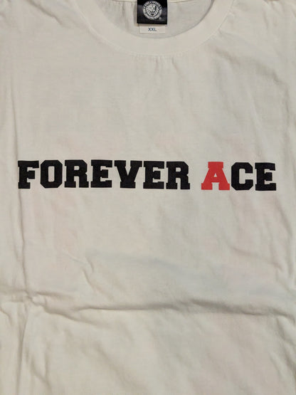 棚橋弘至「FOREVER ACE」Tシャツ①(ホワイト)